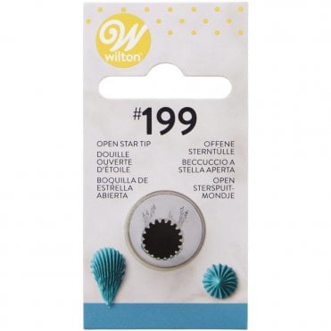 #199 Open Star Tip - Carded