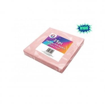 2Ply Coloured Napkins 33cm x 33cm - 25 Pieces