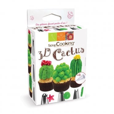 3D Cactus Coockie Decorating Set Of 6