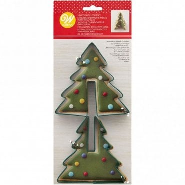 3D Christmas Tree Cookie Cutter Set