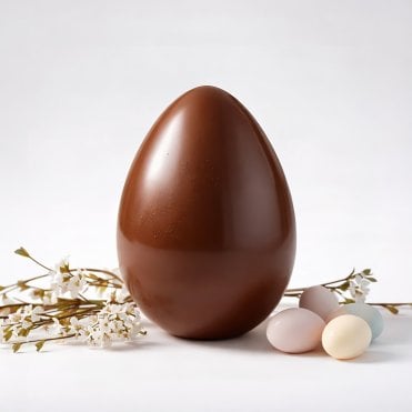 4" 3D Large Easter Egg Silicone Mold for Baking & Chocolate Crafting