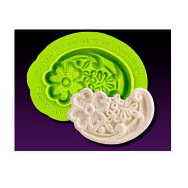 Ann Right Lace Mold - by Earlene's Enhanced Lace Molds