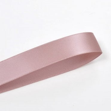 Antique Mauve Double-Faced Satin Ribbon - 10mm