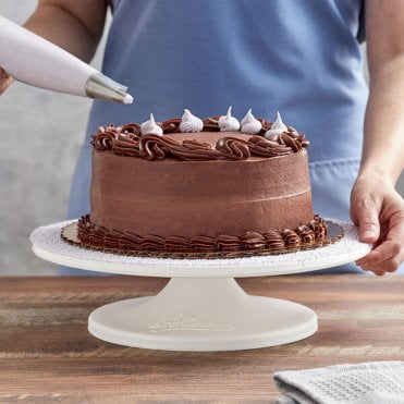 12" Revolving Plastic Cake Stand - 610