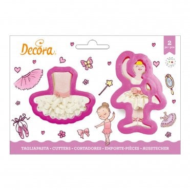 Ballerina and Tutu Cookie Cutter - Set of 2