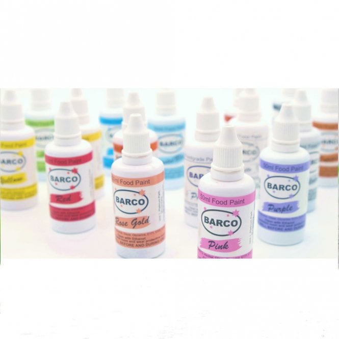 Barco Quick Dry Food Paints - Large 50ml