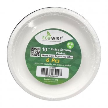 Begasse 10" Plates - Pack of 6