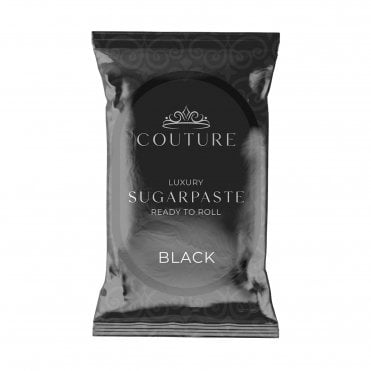 Black Sugarpaste - High-Quality Edible Fondant for Cake Decorating