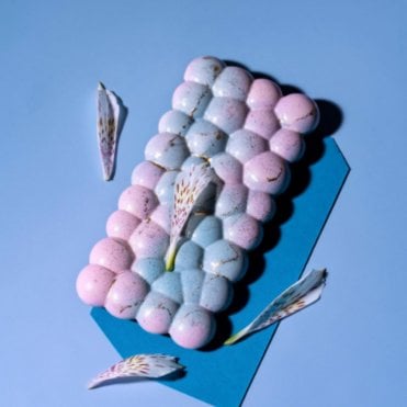 Bubbles Bar Polycarbonate Chocolate Mould - 275 x 175 x 25mm - 3 Cavity