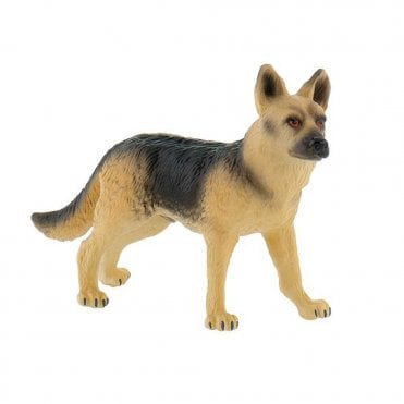 German Shepherd Rex Figurine Cake Topper