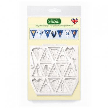 Bunting For Boys Silicone Mould