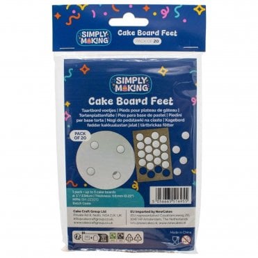 Cake Board Feet - Pack of 20