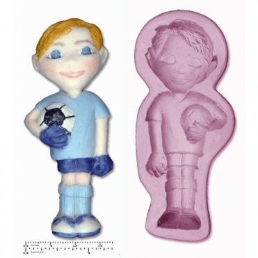 Footballer Silicone Mould