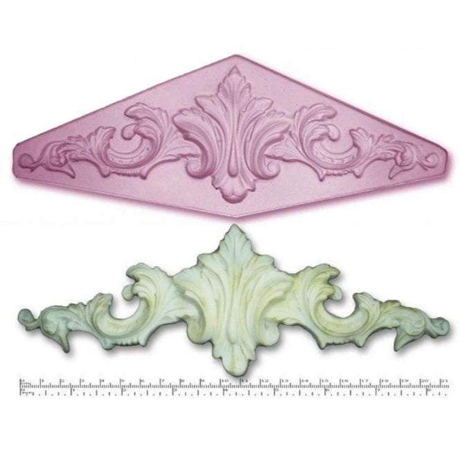 Cake Craft Moulds Scrolls #1 Large Silicone Mould