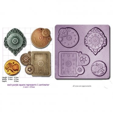 Steam Punk Clocks #2 Silicone Mould