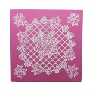 Cake Lace Mat : Ring of Roses