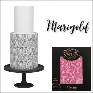 MARIGOLD Mesh Cake Stencil by Karen Reeves