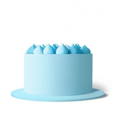 CANDY BLUE Round MDF Premium "Slim" Cake Boards 5mm