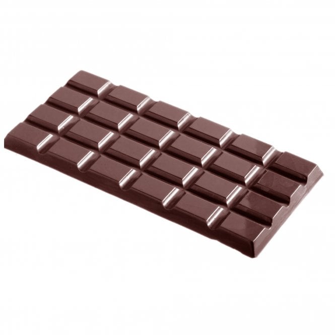 Chocolate World Choco Bliss: 240g Professional Polycarbonate Chocolate Tablet Mould - Irresistible Treats