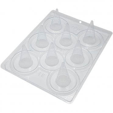 Cone Carnival Mould - 8 Cavity - Special Chocolate Mould