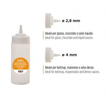 Dispenser Bottle With 2 Perforated Caps