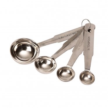 Dexam - Set of 4 Stainless Steel Measuring Spoons