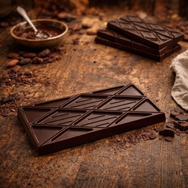 Diamond Chocolate Bar Polycarbonate Mould - 275 x 135 x 24mm - 3 Bar