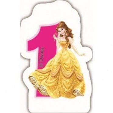 Disney Princess Birthday Candle Number 1
