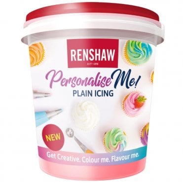 Edible Icing Frosting - Personalise Me Plain Icing - 400g Best Before: 28/09/2025