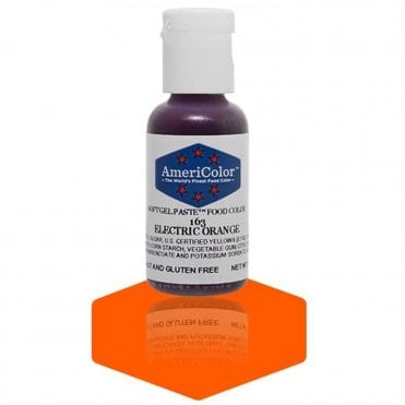 Electric Orange - Soft Gel Paste Food/Icing/Buttercream Colouring