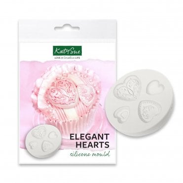 Elegant Heart - Katy Sue Silicone Mould