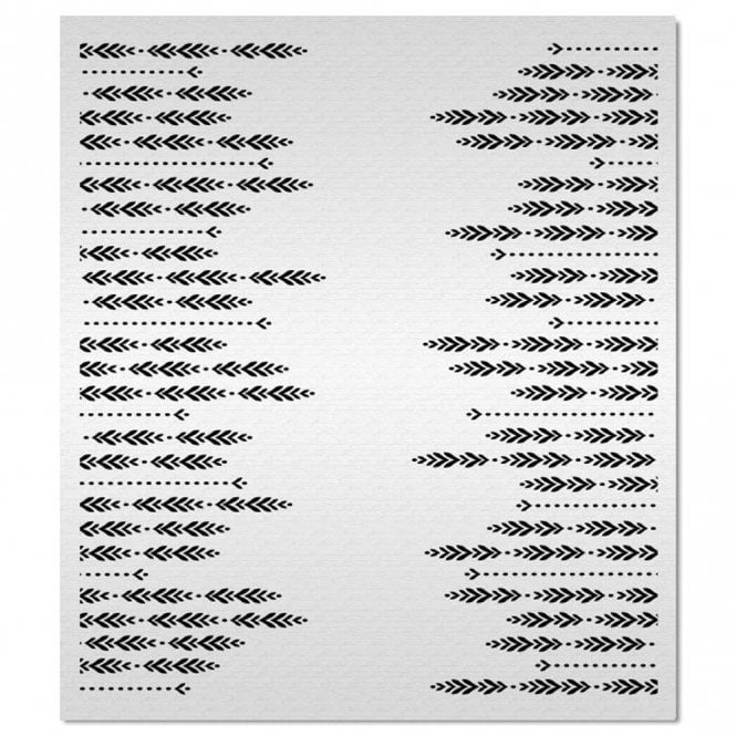 Evil Cake Genius Acrylic Cake Stencil - Wisteria Border