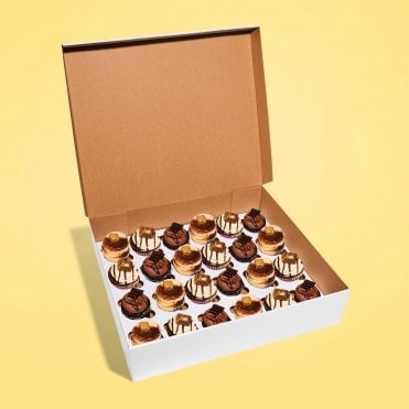 Extra Secure Corrugated Cupcake Boxes - 24-Count Capacity (Pack of 10)
