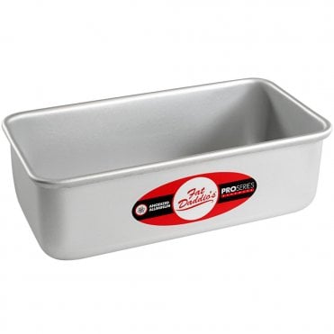 Premium 7.75" Anodized Aluminum Bread Pan - Nonstick Coating, Durable Construction - Ideal for Baking, 197x95x70mm Size