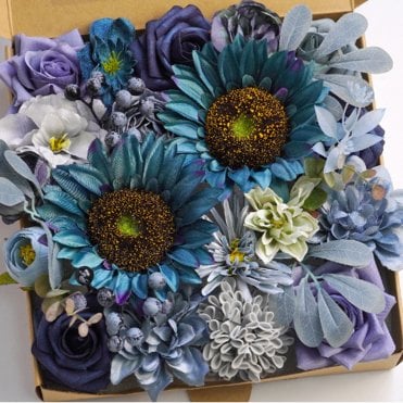 Midnight Bloom DIY Faux Flower Box Set