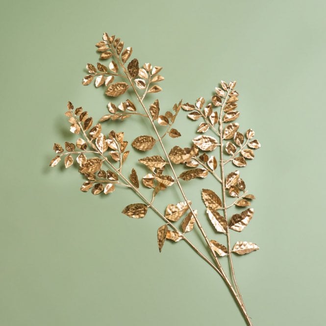 Fleur Maison Vintage Gold Tea Tree Leaf