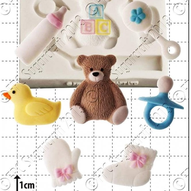 FPC Moulds Baby Shower - Cake Decorating Silicone Mould