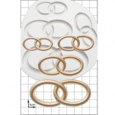 'Wedding Rings' Silicone Mould