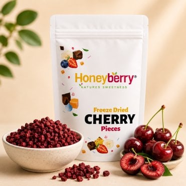 Freeze Dried Sour Cherry Pieces - 100g