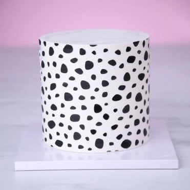 Frost Form- 6" Round Stencil - Dalmatian