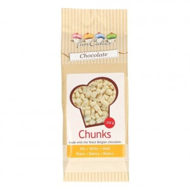 Funcakes Chocolate Chunks White - 350g Best Before: 8/31/2025