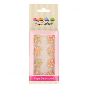 Funcakes Sugar Decorations Gingerbread Set / 12