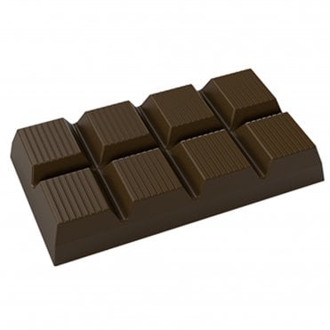 Gilded Elegance: Square Polycarbonate Chocolate Mould - Multi-Cavity Mould