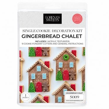Gingerbread Chalet Single Cookie Decoration Kit