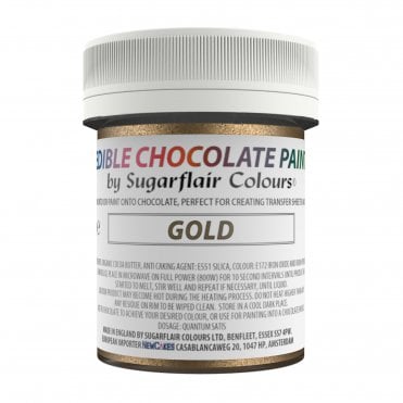 Gold Edible Chocolate Paint (E171 Free) - 35g