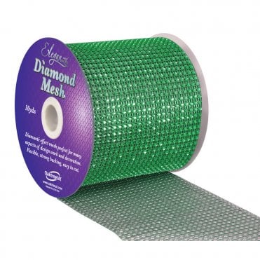Green No.50 Diamond Mesh - 12cm x 1 Yard