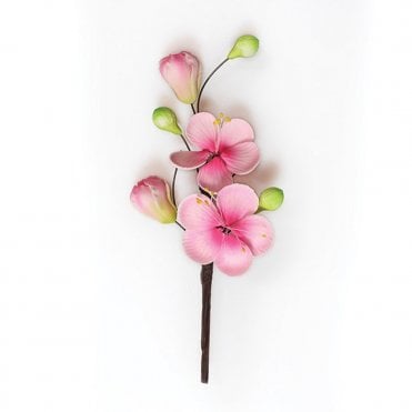 Gumpaste Cherry Blossom Spray 5.5''