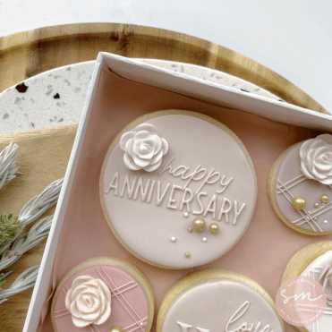 Happy anniversary - Cookie Stamp