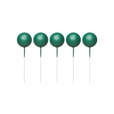 Atrovirens Sphere Ball Cake Decorating Topper - ( Pack Of 5)