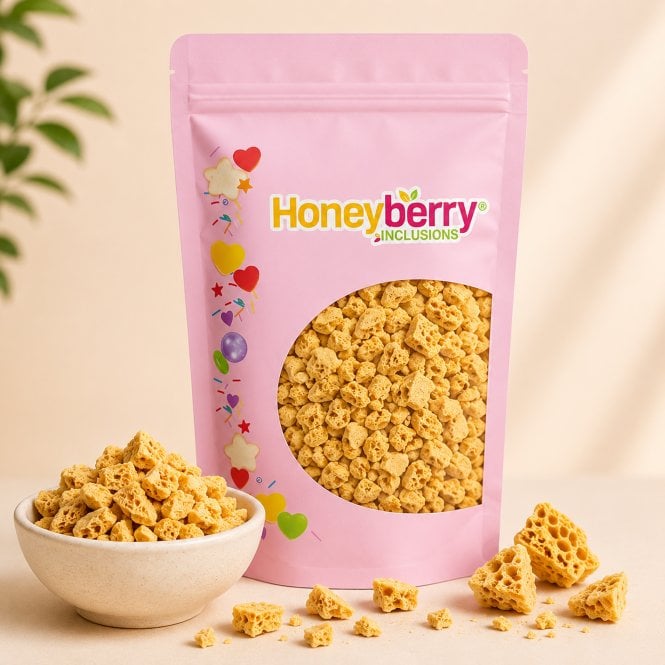 Honeyberry Crunchy Honeycomb Pieces (5/10mm) - 100g